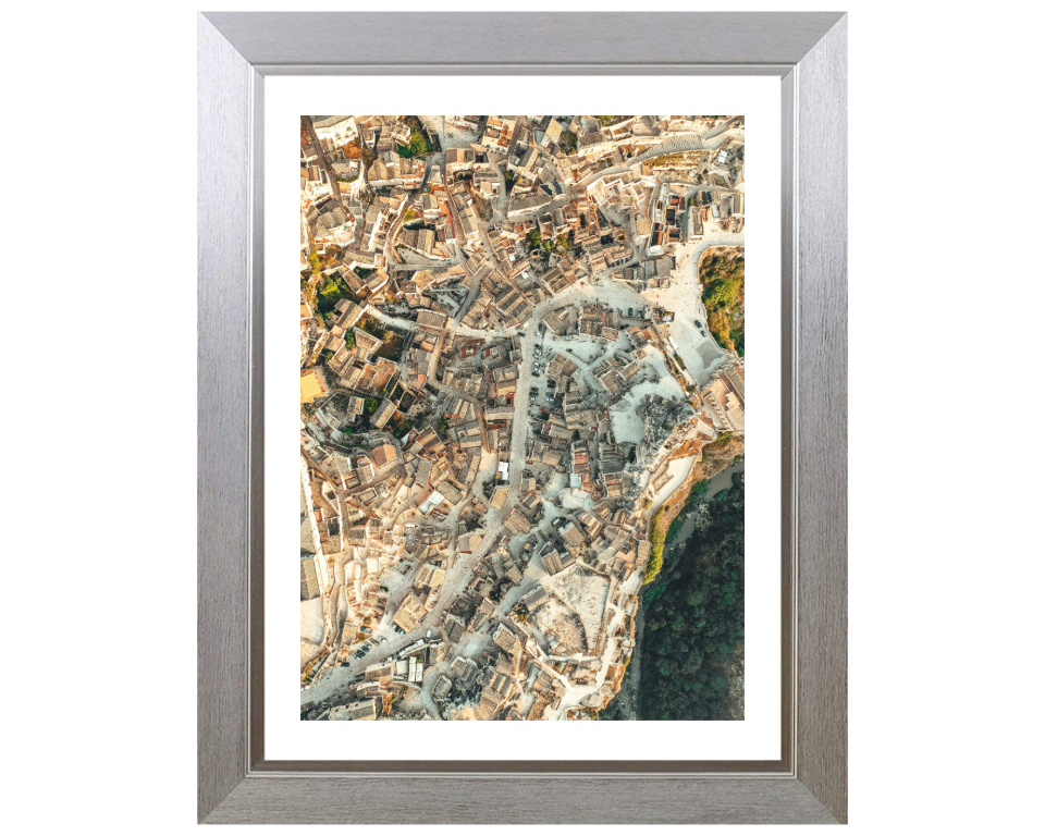 Matera old town Italy from above Photo Print - Canvas - Framed Photo Print - Hampshire Prints