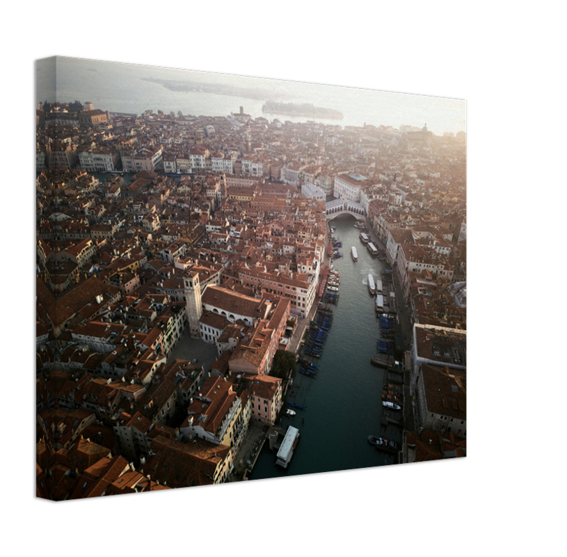 Aerial of Venice Italy at sunrise Photo Print - Canvas - Framed Photo Print - Hampshire Prints