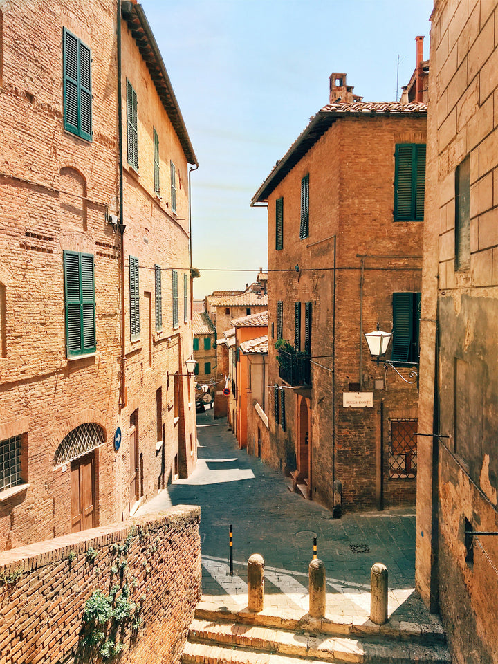 Siena Italy back streets Photo Print - Canvas - Framed Photo Print - Hampshire Prints