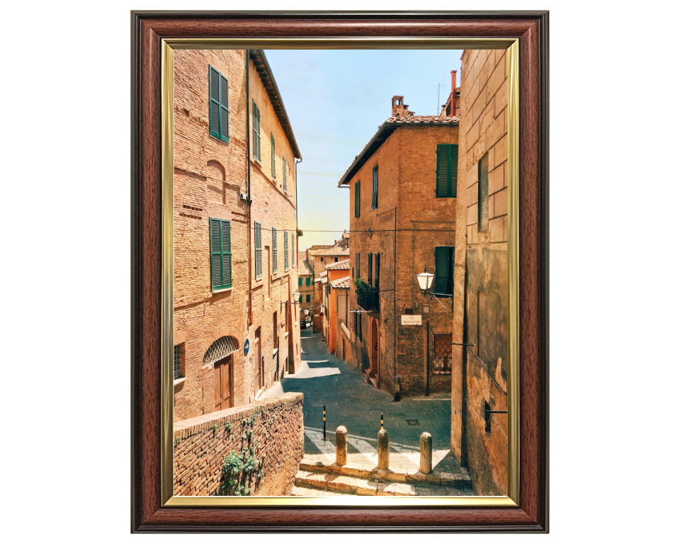 Siena Italy back streets Photo Print - Canvas - Framed Photo Print - Hampshire Prints