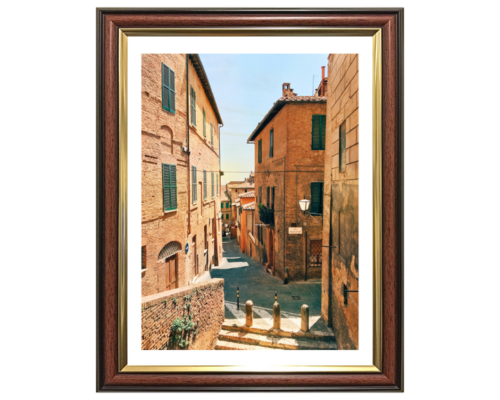 Siena Italy back streets Photo Print - Canvas - Framed Photo Print - Hampshire Prints