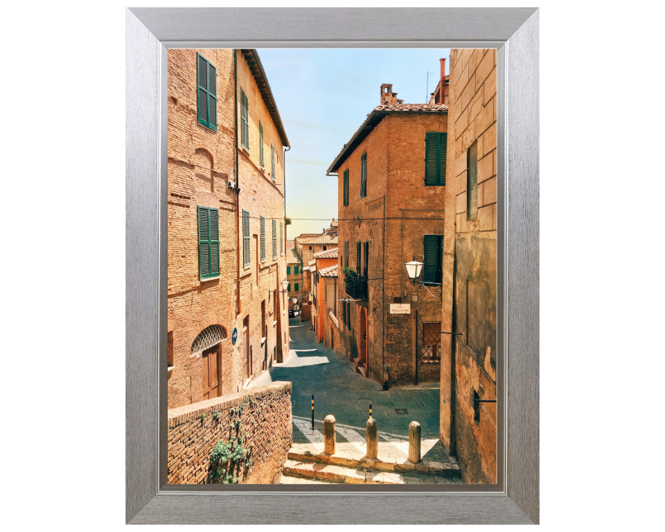 Siena Italy back streets Photo Print - Canvas - Framed Photo Print - Hampshire Prints