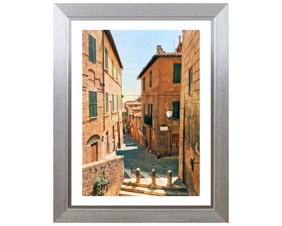 Siena Italy back streets Photo Print - Canvas - Framed Photo Print - Hampshire Prints