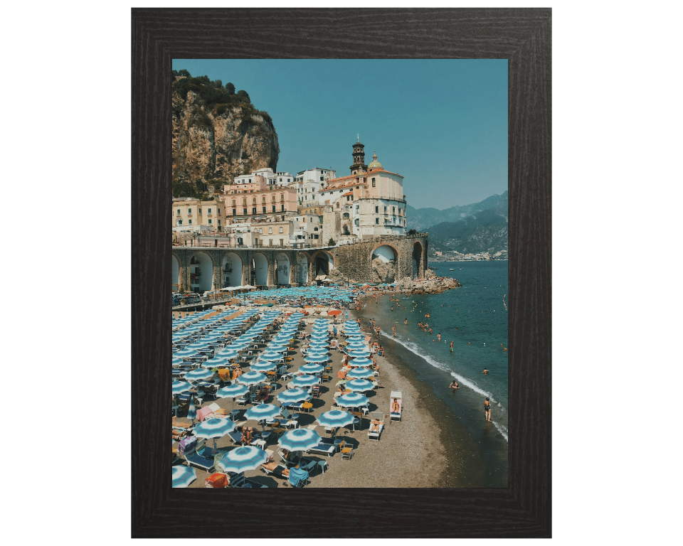 Atrani beach Italy Photo Print - Canvas - Framed Photo Print - Hampshire Prints