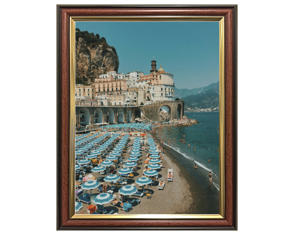 Atrani beach Italy Photo Print - Canvas - Framed Photo Print - Hampshire Prints