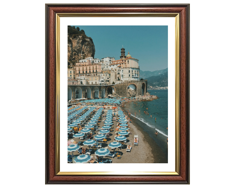 Atrani beach Italy Photo Print - Canvas - Framed Photo Print - Hampshire Prints