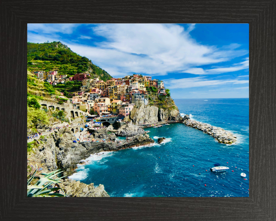 Cinque Terre Italy in summer Photo Print - Canvas - Framed Photo Print - Hampshire Prints