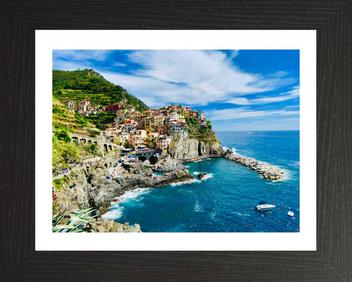 Cinque Terre Italy in summer Photo Print - Canvas - Framed Photo Print - Hampshire Prints