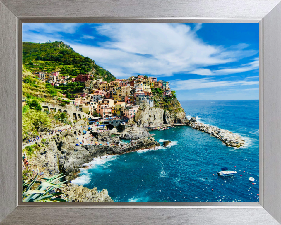 Cinque Terre Italy in summer Photo Print - Canvas - Framed Photo Print - Hampshire Prints