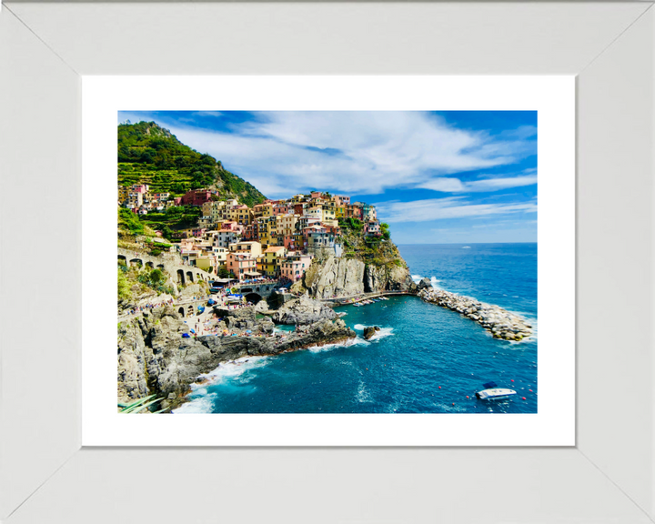 Cinque Terre Italy in summer Photo Print - Canvas - Framed Photo Print - Hampshire Prints