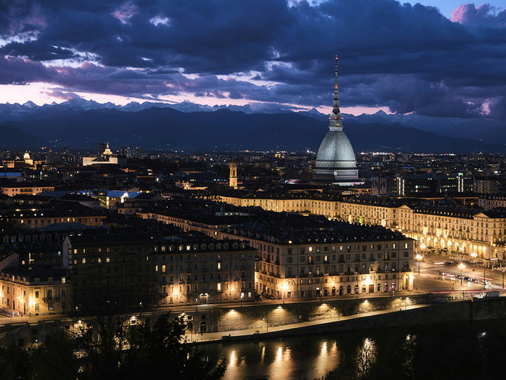 Turin Italy after sunset Photo Print - Canvas - Framed Photo Print - Hampshire Prints