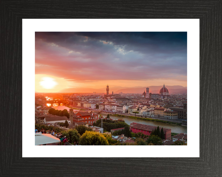 Florence Italy at sunset Photo Print - Canvas - Framed Photo Print - Hampshire Prints