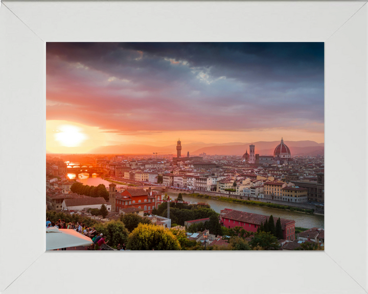 Florence Italy at sunset Photo Print - Canvas - Framed Photo Print - Hampshire Prints