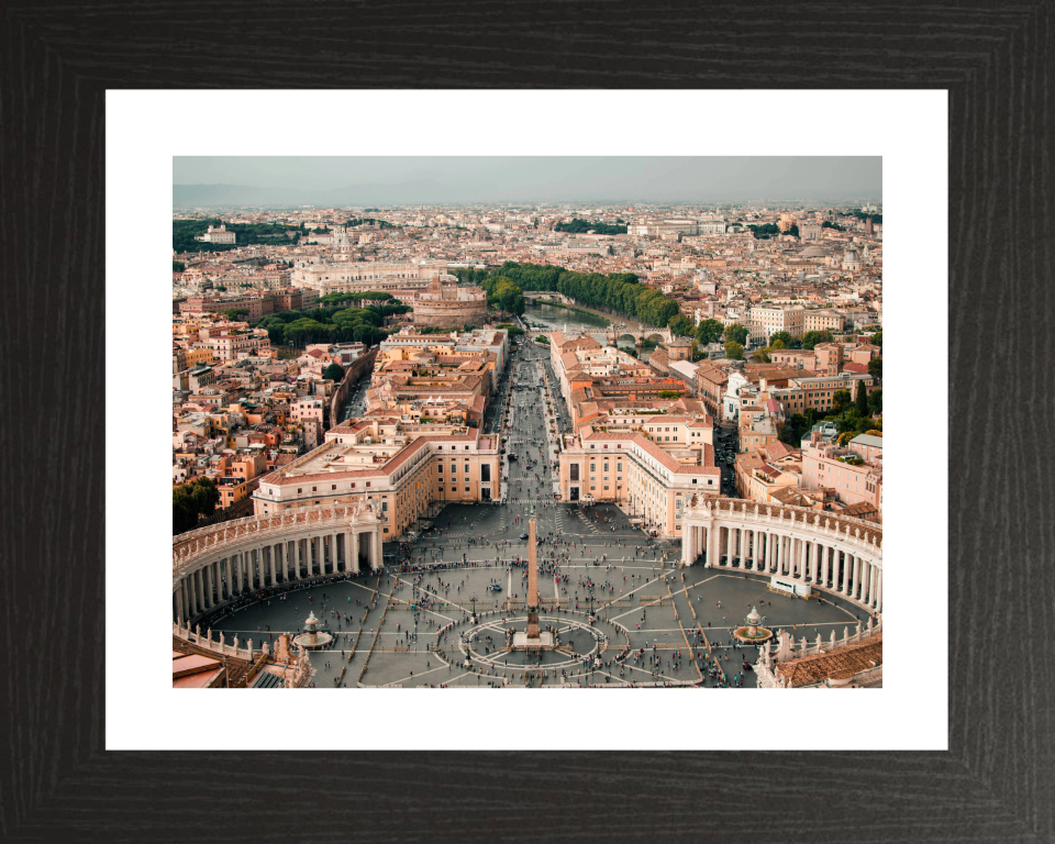 Vatican City from above Photo Print - Canvas - Framed Photo Print - Hampshire Prints