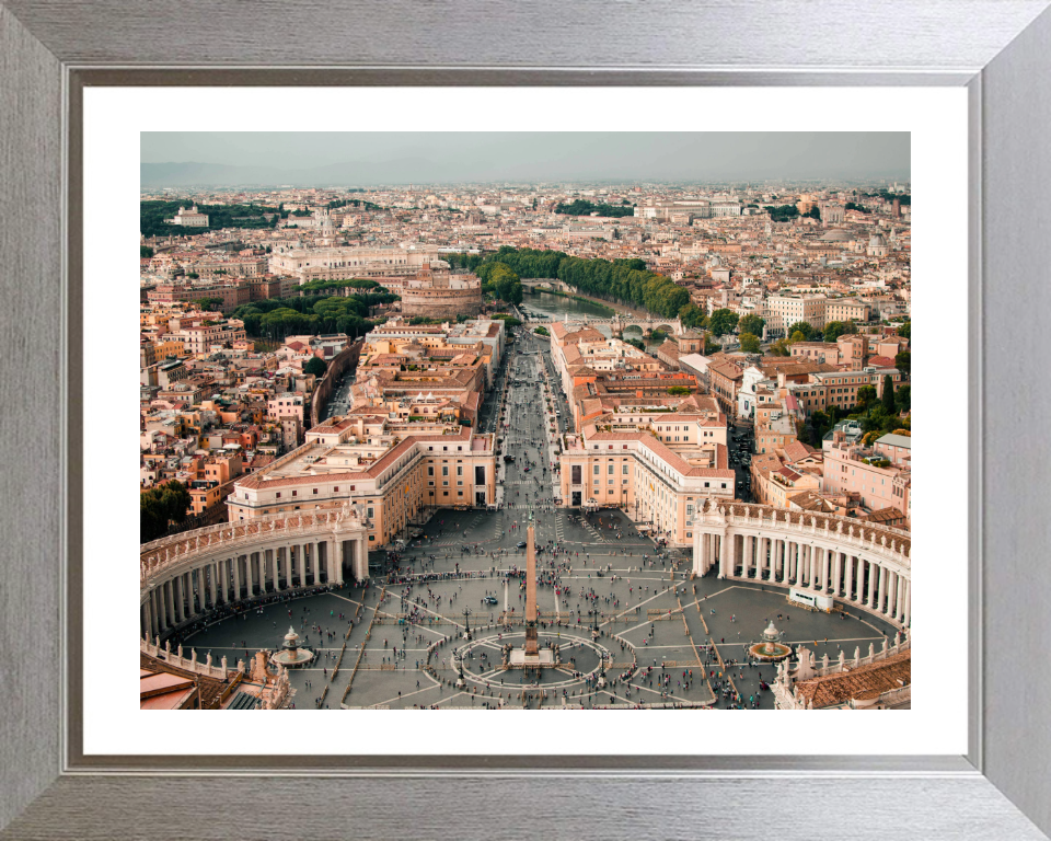 Vatican City from above Photo Print - Canvas - Framed Photo Print - Hampshire Prints