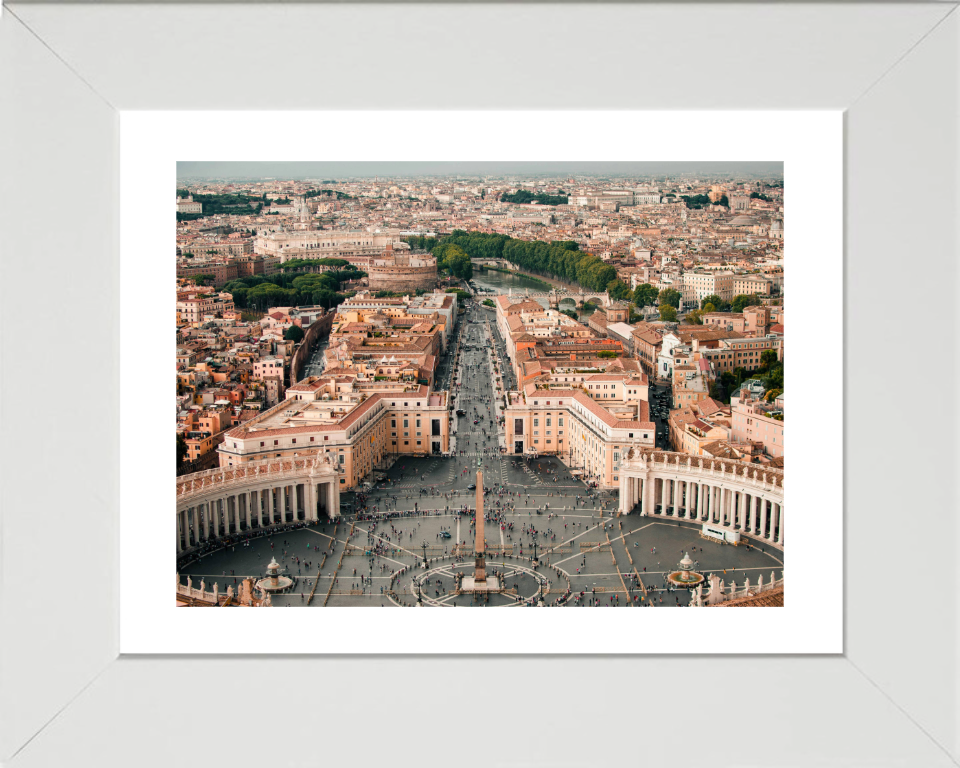 Vatican City from above Photo Print - Canvas - Framed Photo Print - Hampshire Prints