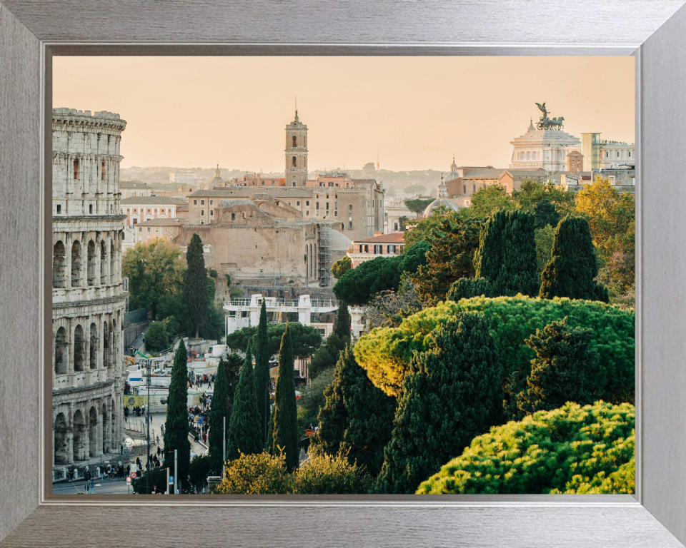 Rome Italy at sunset Photo Print - Canvas - Framed Photo Print - Hampshire Prints