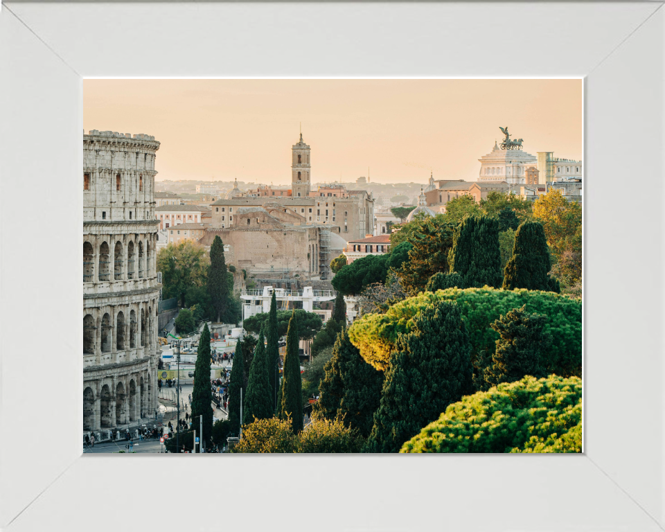 Rome Italy at sunset Photo Print - Canvas - Framed Photo Print - Hampshire Prints