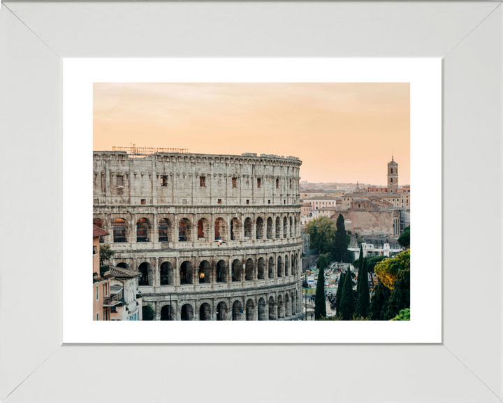 Colosseum Rome at sunset Photo Print - Canvas - Framed Photo Print - Hampshire Prints