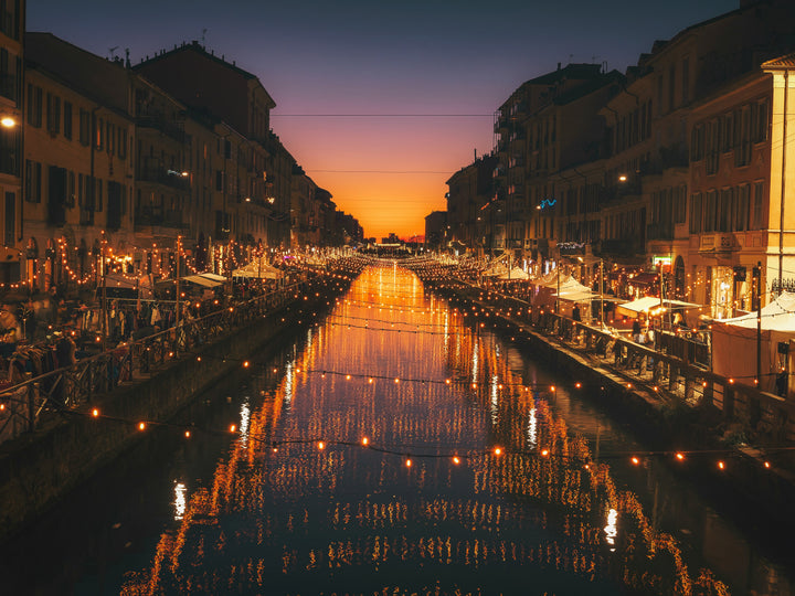 Alzaia Naviglio Grande Milan Italy Photo Print - Canvas - Framed Photo Print - Hampshire Prints