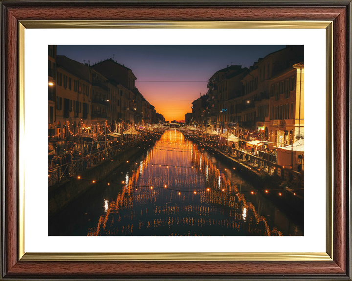 Alzaia Naviglio Grande Milan Italy Photo Print - Canvas - Framed Photo Print - Hampshire Prints