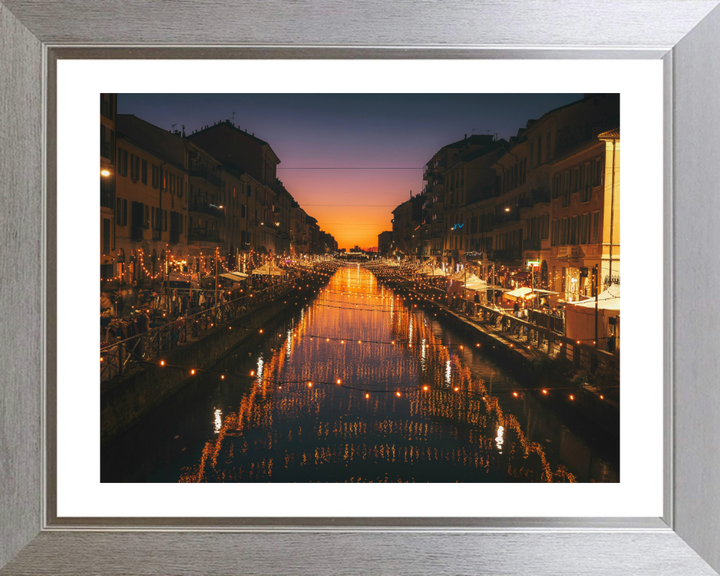 Alzaia Naviglio Grande Milan Italy Photo Print - Canvas - Framed Photo Print - Hampshire Prints