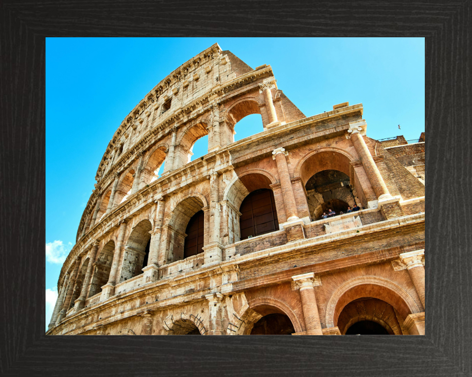 Colosseum Exterior Rome Photo Print - Canvas - Framed Photo Print - Hampshire Prints