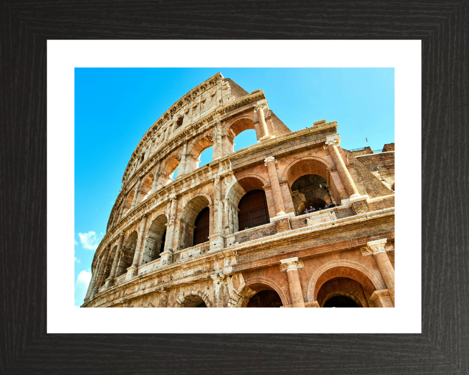 Colosseum Exterior Rome Photo Print - Canvas - Framed Photo Print - Hampshire Prints