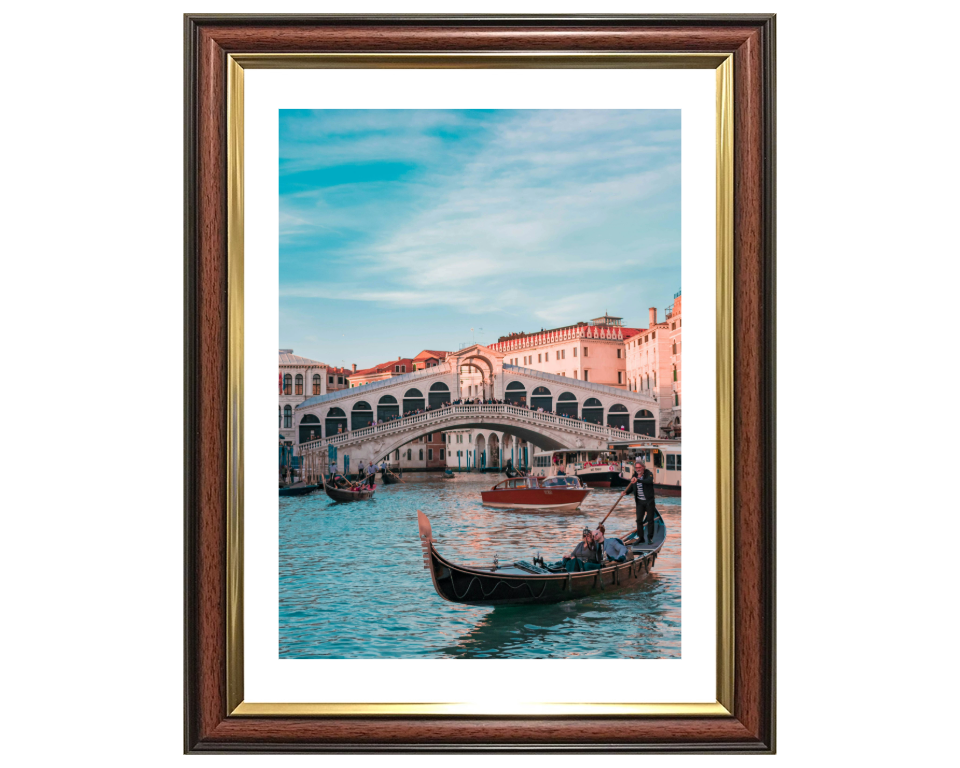 Rialto Bridge Venice Italy Photo Print - Canvas - Framed Photo Print - Hampshire Prints