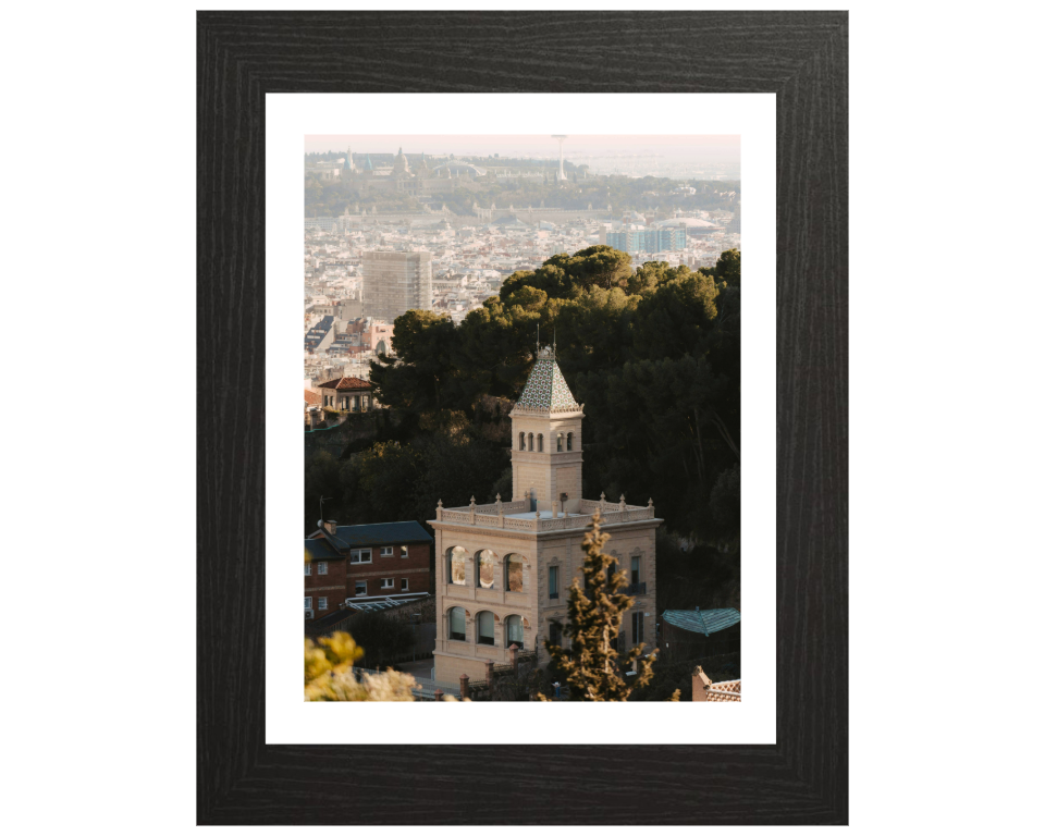 Barcelona Spain from above Photo Print - Canvas - Framed Photo Print - Hampshire Prints