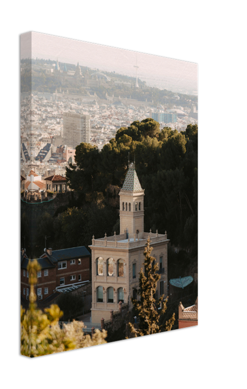 Barcelona Spain from above Photo Print - Canvas - Framed Photo Print - Hampshire Prints