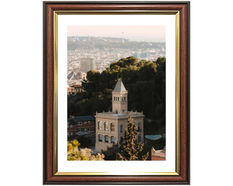 Barcelona Spain from above Photo Print - Canvas - Framed Photo Print - Hampshire Prints