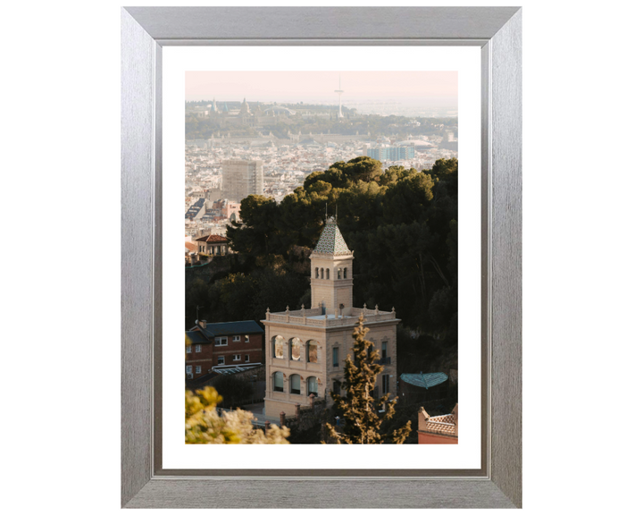 Barcelona Spain from above Photo Print - Canvas - Framed Photo Print - Hampshire Prints