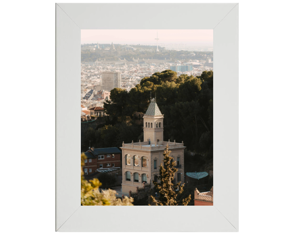 Barcelona Spain from above Photo Print - Canvas - Framed Photo Print - Hampshire Prints