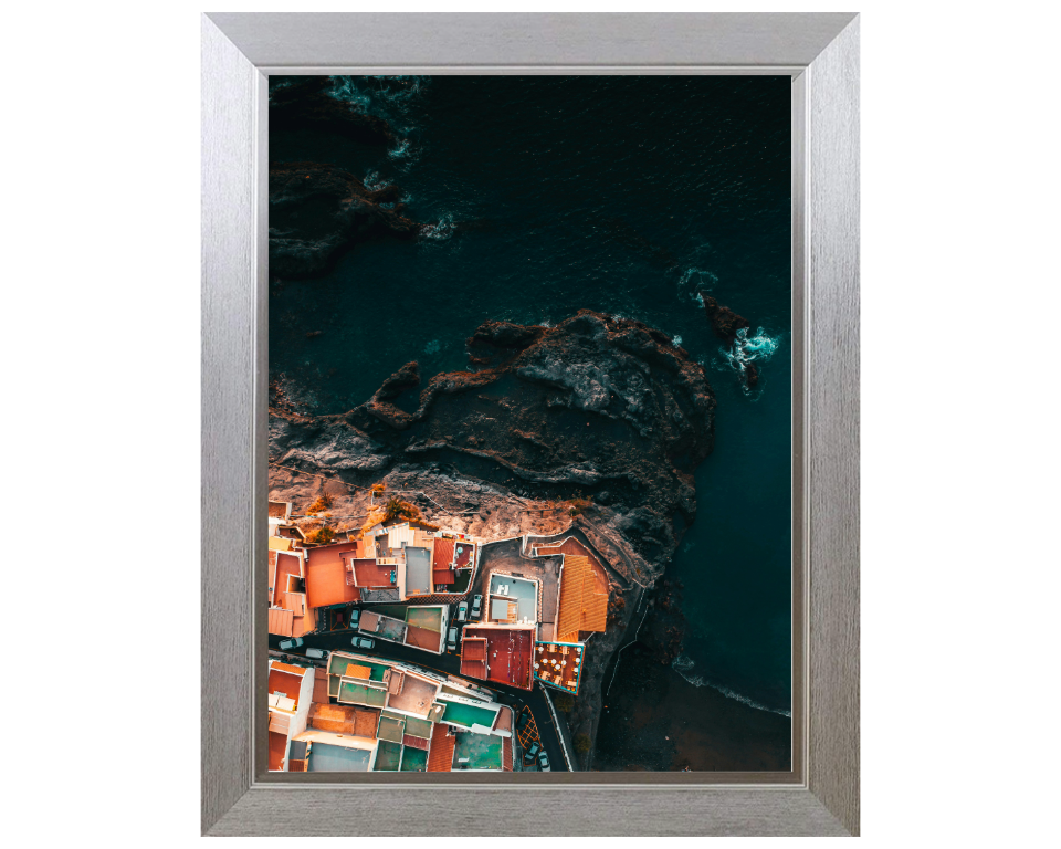 Los Gigantes Tenerife Spain from above Photo Print - Canvas - Framed Photo Print - Hampshire Prints