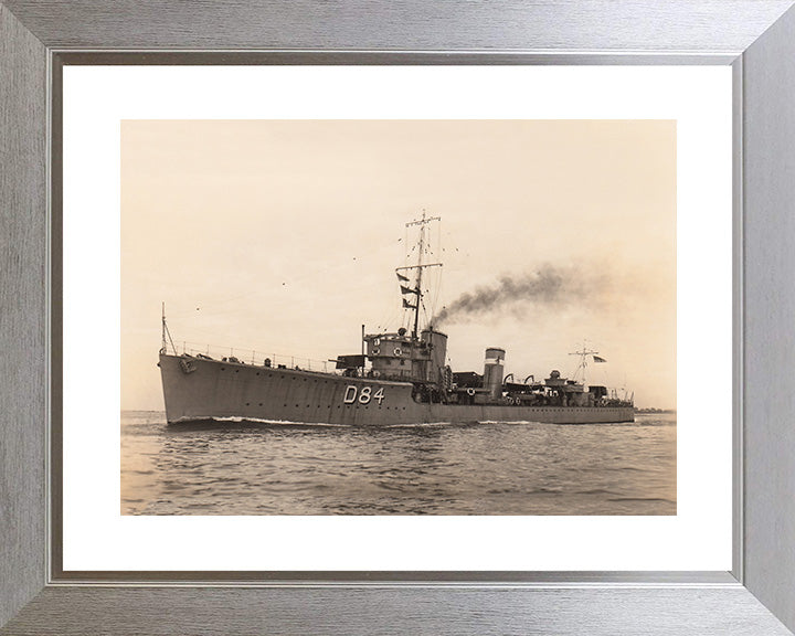 HMS Tyrian D84 Royal Navy S class destroyer Photo Print or Framed Print - Hampshire Prints