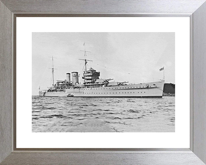 HMS York (90) Royal Navy York Class heavy cruiser Photo Print or Framed Print - Hampshire Prints