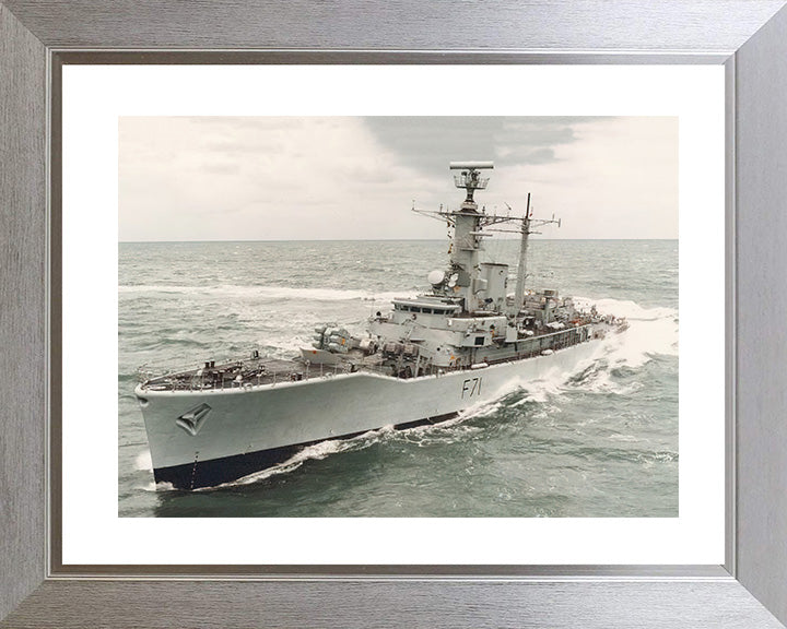 HMS Scylla F71 Royal Navy Leander class frigate Photo Print or Framed Print - Hampshire Prints