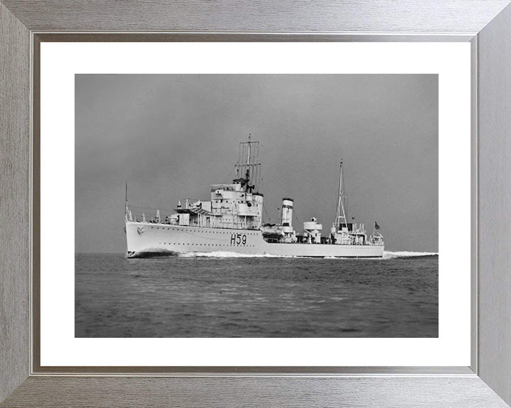 HMS Gallant H59 Royal Navy G class destroyer Photo Print or Framed Print - Hampshire Prints