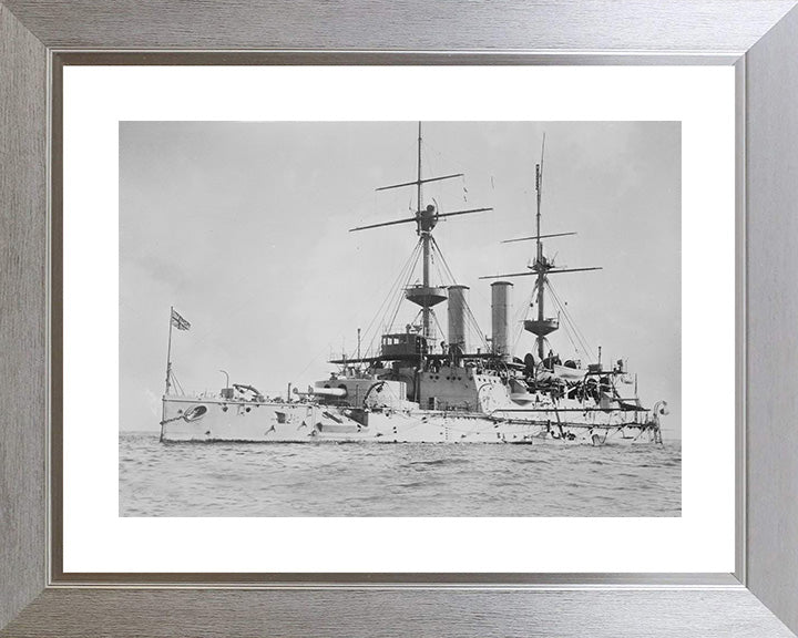 HMS Hood (1859) Royal Navy cruiser Photo Print or Framed Photo Print - Hampshire Prints