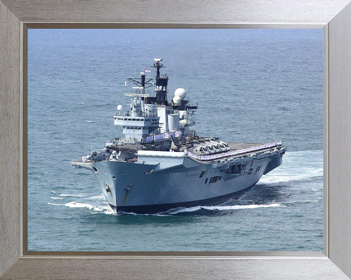 HMS Illustrious R06 Royal Navy Invincible class Aircraft Carrier Photo Print or Framed Print - Hampshire Prints