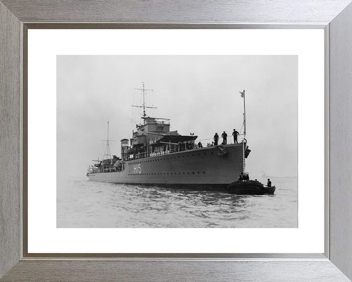 HMS Esk H15 Royal Navy E Class destroyer Photo Print or Framed Print - Hampshire Prints