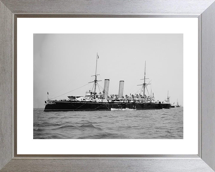 HMS Blake (1889) Royal Navy Blake class protected cruiser Photo Print or Framed Photo Print - Hampshire Prints