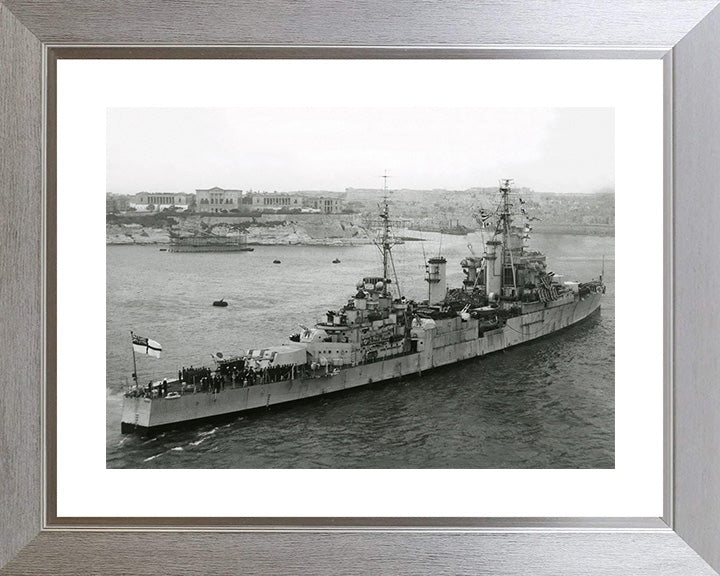 HMS Superb (25) Royal Navy Minotaur class light cruiser Photo Print or Framed Photo Print - Hampshire Prints