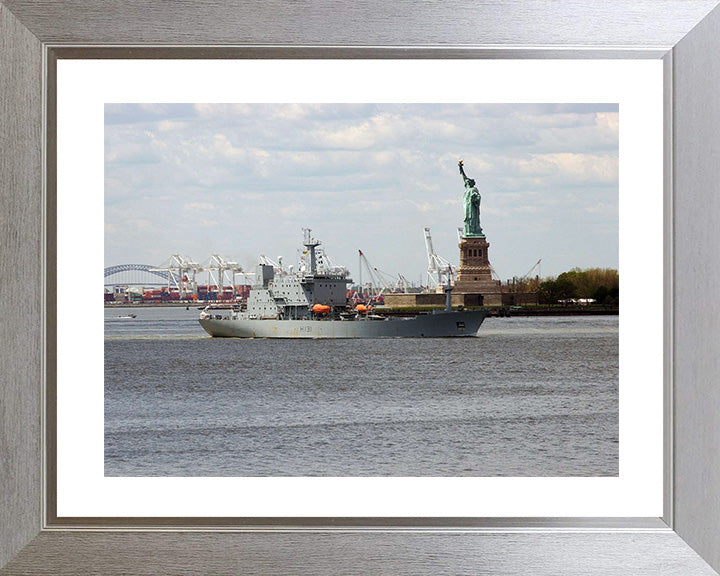 HMS Scott H131 Royal Navy ocean survey vessel Photo Print or Framed Print - Hampshire Prints