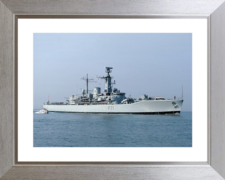 HMS Scylla F71 Royal Navy Leander Class Frigate Photo Print or Framed Print - Hampshire Prints