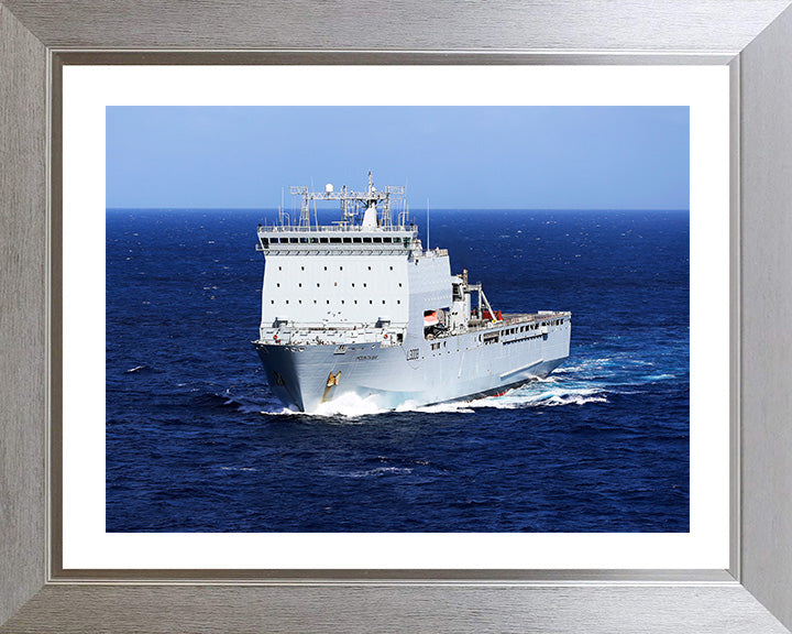 RFA Mounts Bay L3008 Royal Fleet Auxiliary Bay class auxiliary dock landing ship Photo Print or Framed Print - Hampshire Prints