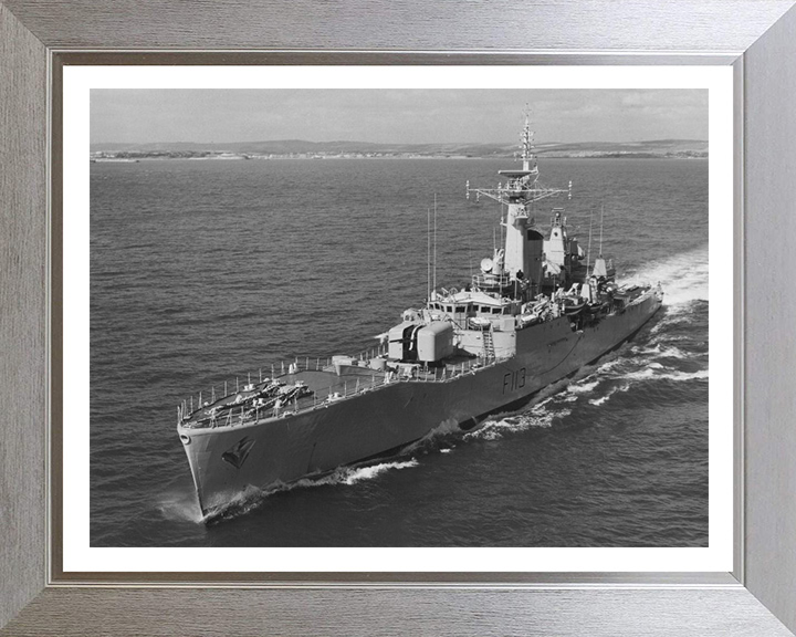 HMS Falmouth F113 Royal Navy Rothesay Class frigate Photo Print or Framed Print - Hampshire Prints