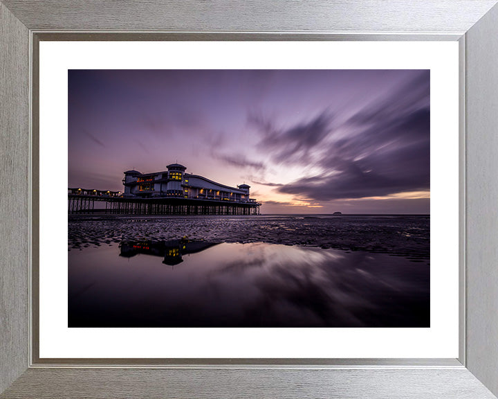 The Grand Pier Weston-super-Mare Somerset at sunset Photo Print - Canvas - Framed Photo Print - Hampshire Prints