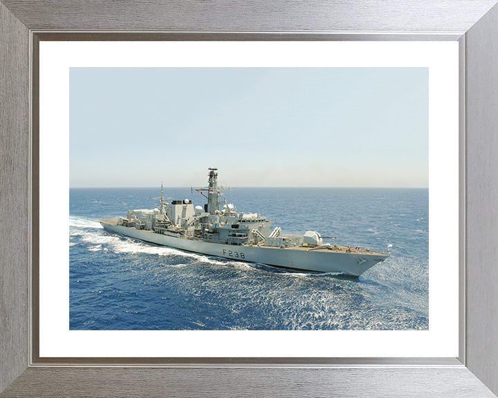 HMS Northumberland F238 Royal Navy type 23 Frigate Photo Print or Framed Print - Hampshire Prints